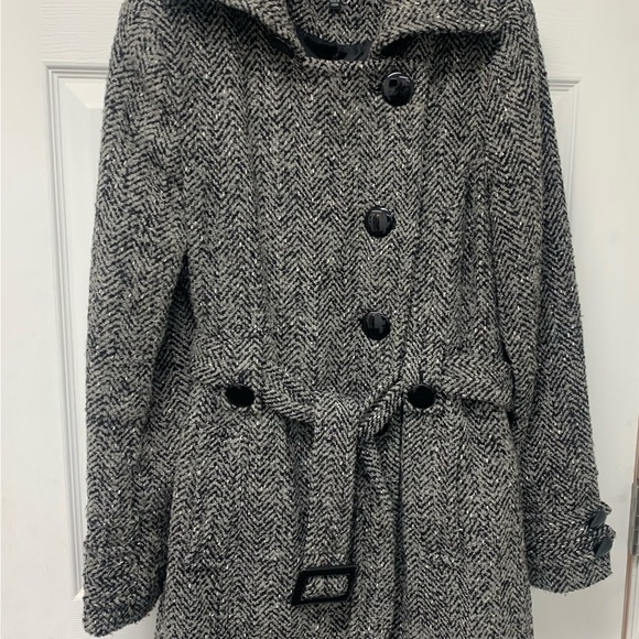 Giacca wool blend coat sz L - Picture 2 of 8